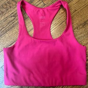 Girlfriend collective Paloma Racerback Bra Hot Pink sz Medium